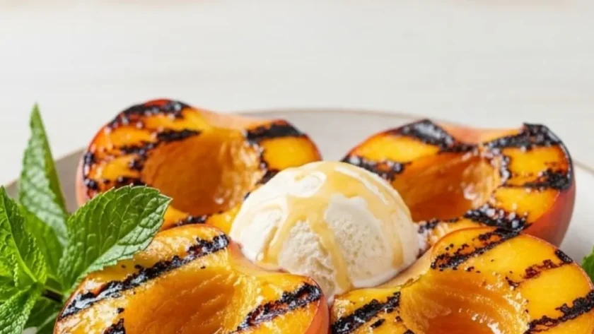 Pioneer Woman Grilled Peaches