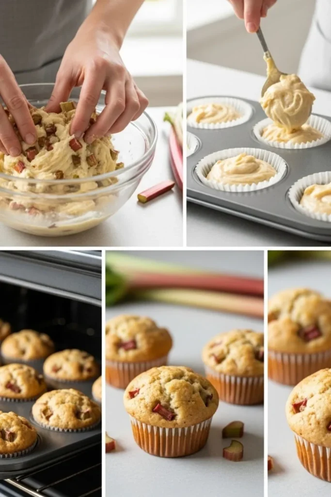Rhubarb Muffins