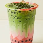 Strawberry Matcha Boba