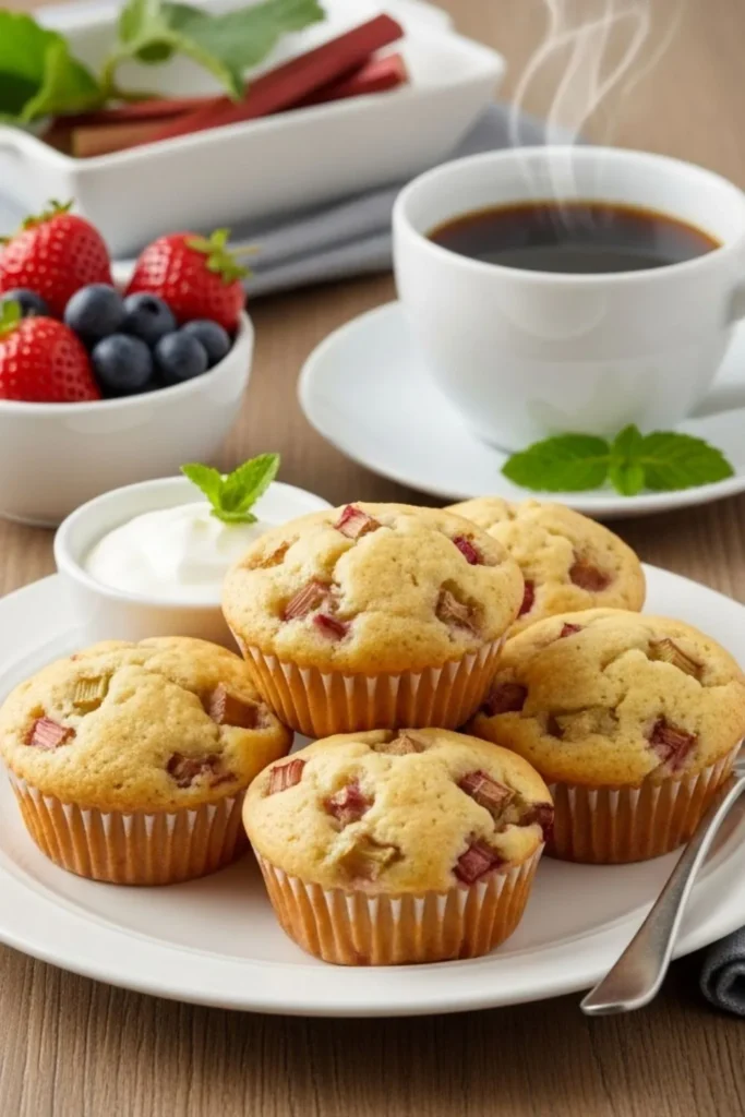 Rhubarb Muffins