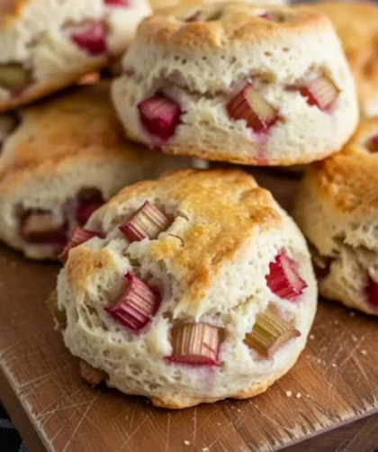 Rhubarb Scones