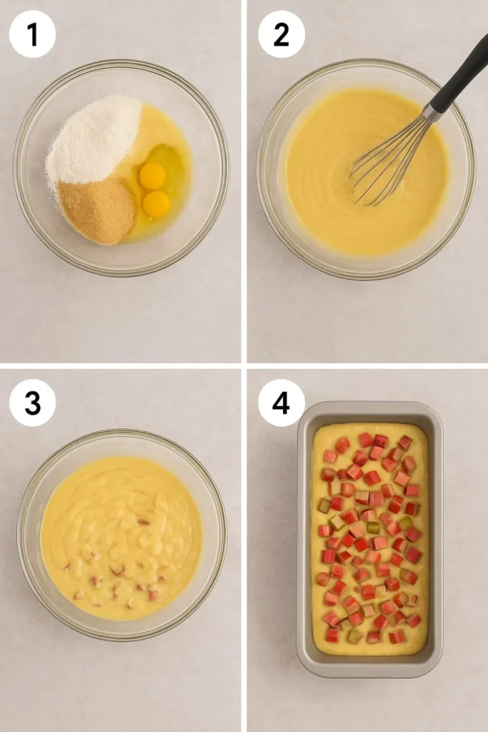 Rhubarb Bread Recipe