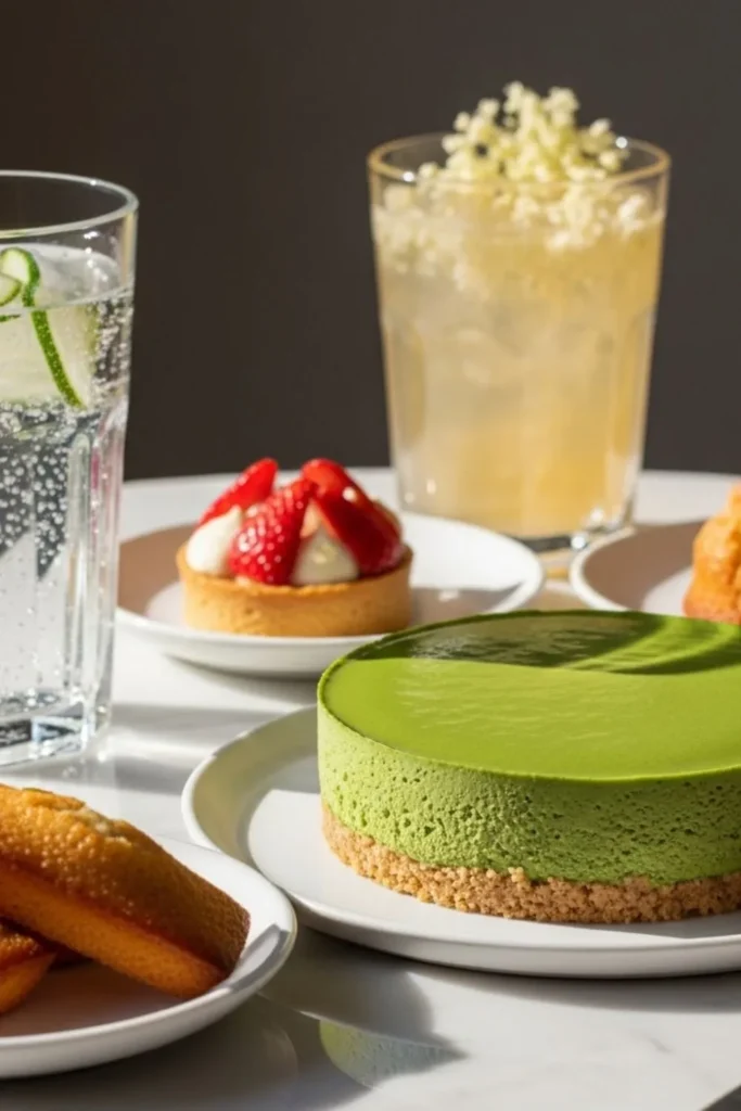 No-Bake Matcha Cheesecake