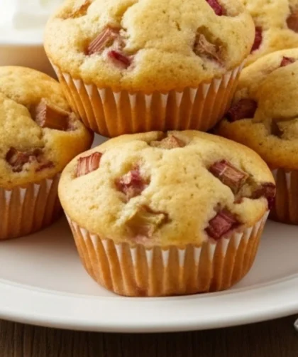 Rhubarb Muffins