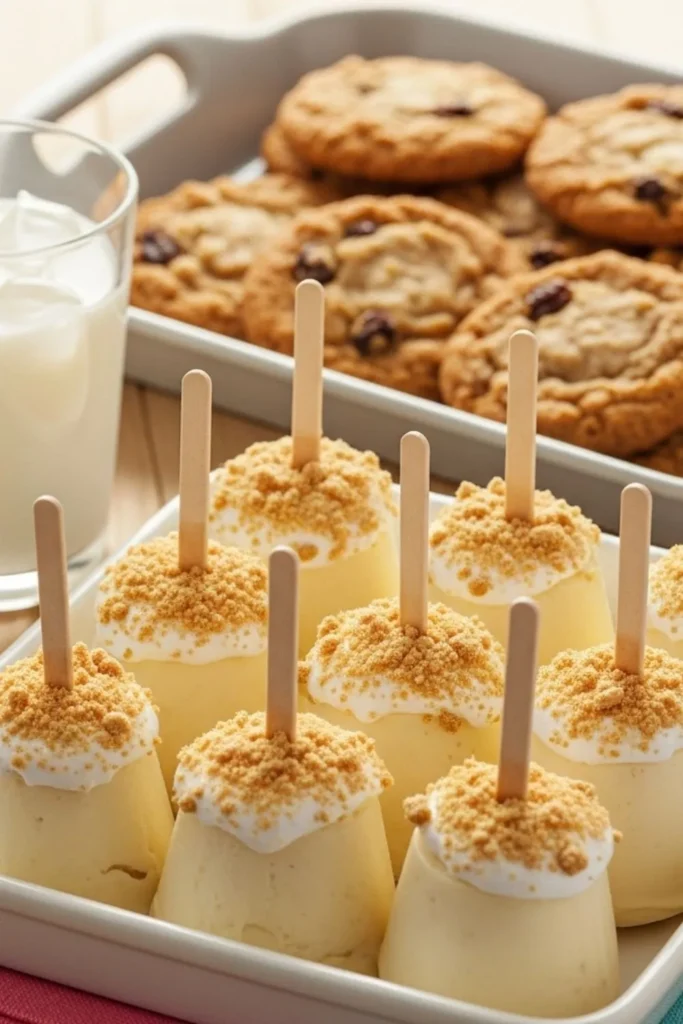Banana Pudding Pops