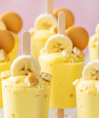 Banana Pudding Pops