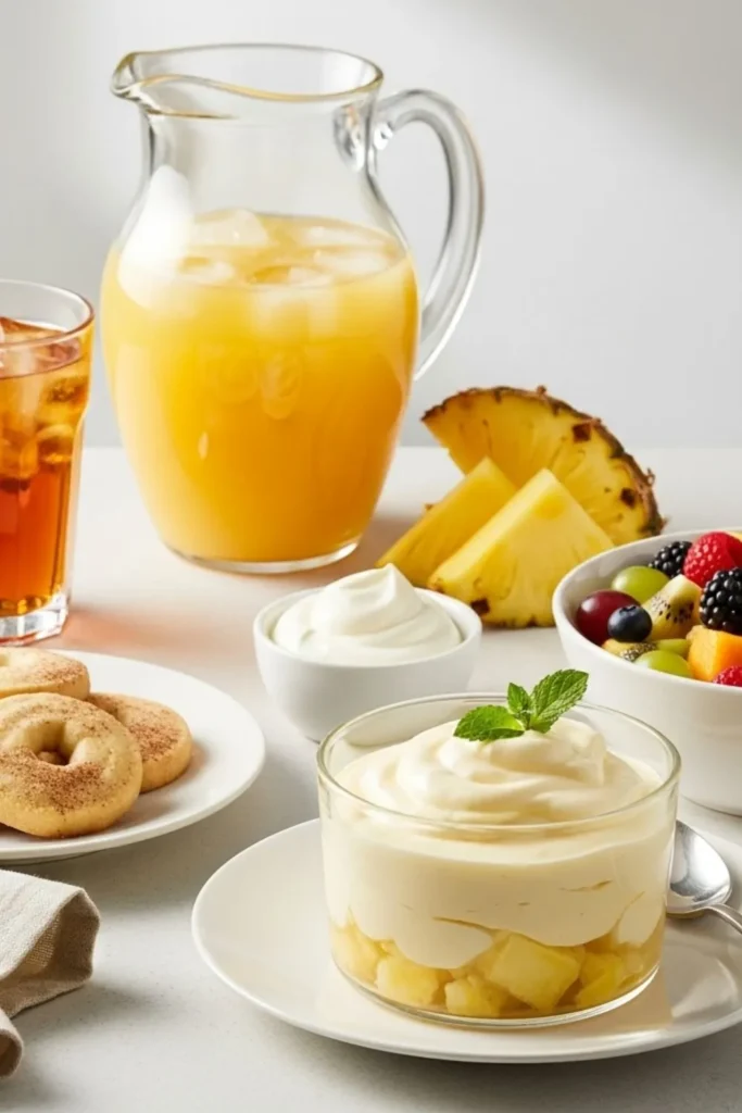 No-Bake Pineapple Cream Dessert