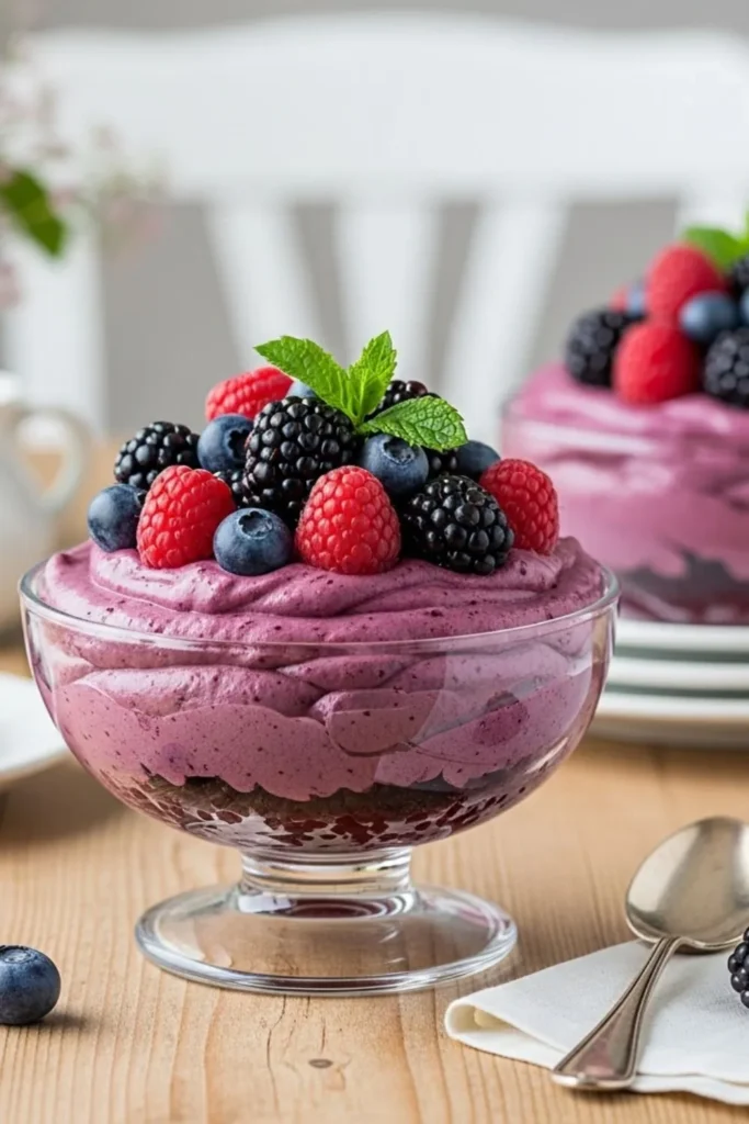 Mary Berry Wild Bramble Mousse