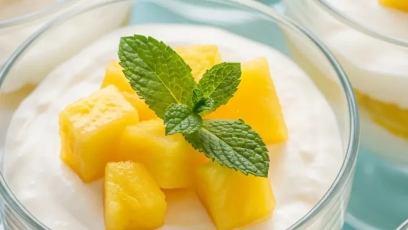 No-Bake Pineapple Cream Dessert
