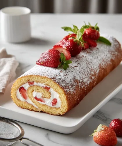 Pioneer Woman Strawberry Cake Roll