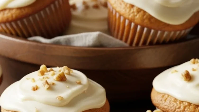 Giada De Laurentiis Banana Muffins with Mascarpone Cream Frosting