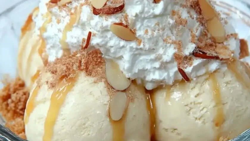 Amaretti Ice Cream Dessert Recipe