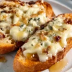 Bruschetta with Gorgonzola Cheese and Honey Recipe