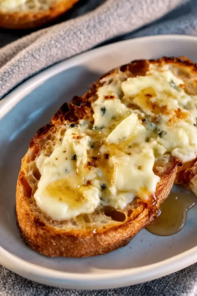 Bruschetta with Gorgonzola Cheese and Honey Recipe