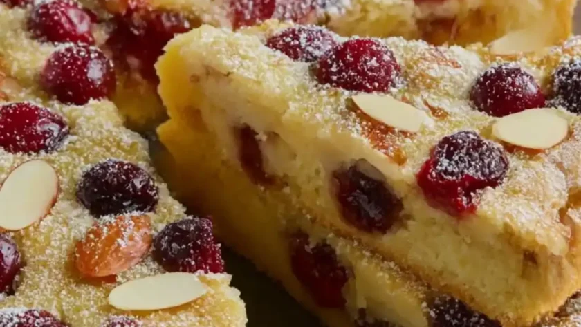 Easy Cranberry Frangipane Tart Recipe