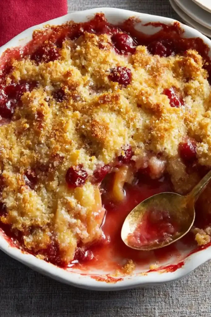 Easy Cranberry and Apple Cake Recipe