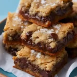 Fleur de Sel Chocolate Chip Blondies Recipe