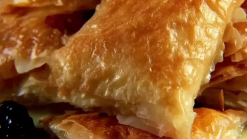 Lemon Cream Fillo Napoleon Recipe