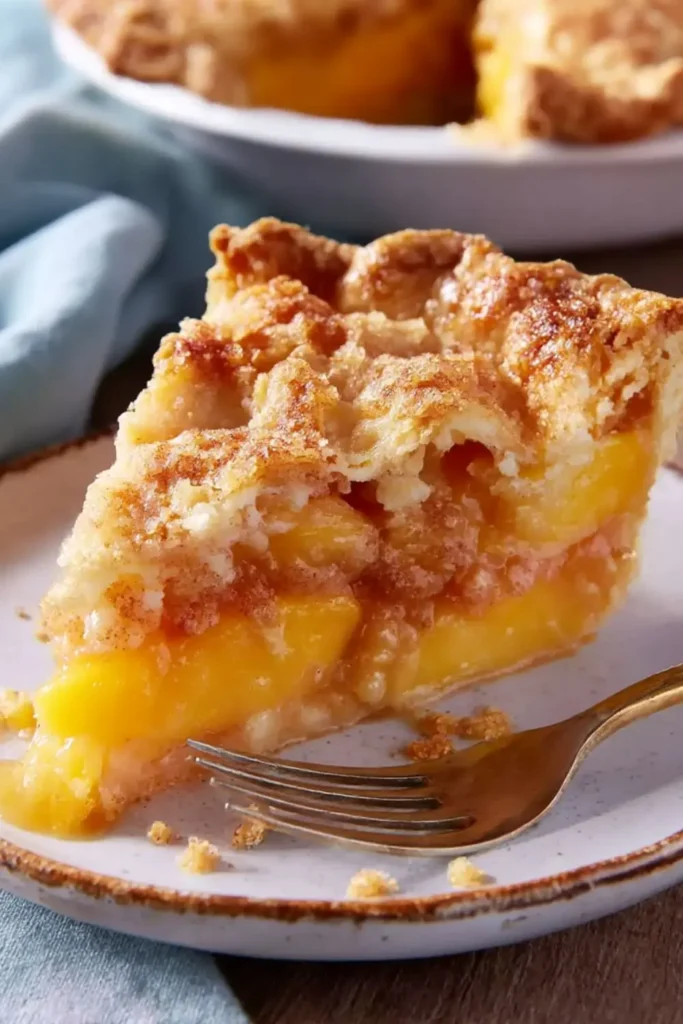 Mama Thornton's Peach Pie Recipe