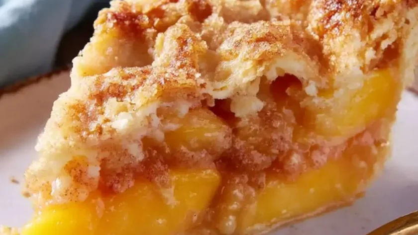 Mama Thornton's Peach Pie Recipe