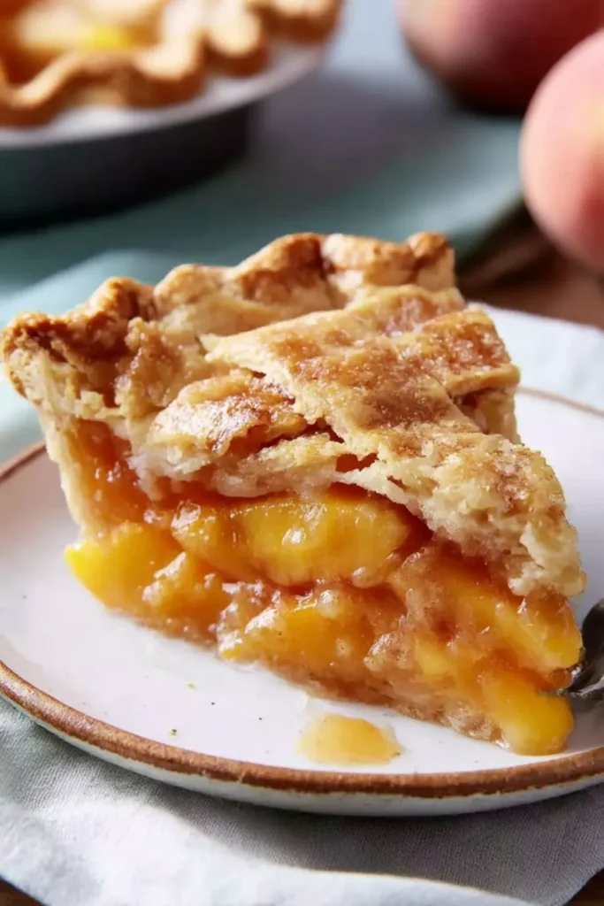 Mama Thornton's Peach Pie Recipe