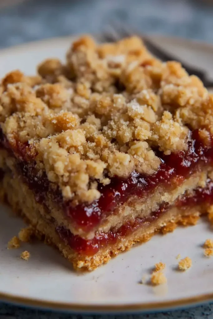 Raspberry Crumble Bars Recipe