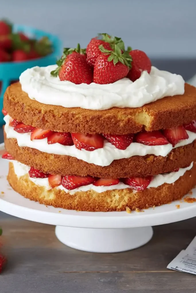 Strawberry Country Cake Recipe