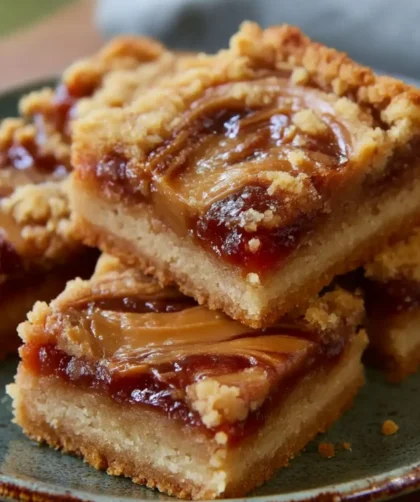 Sunny's Easy PB&J Swirl Bars Recipe
