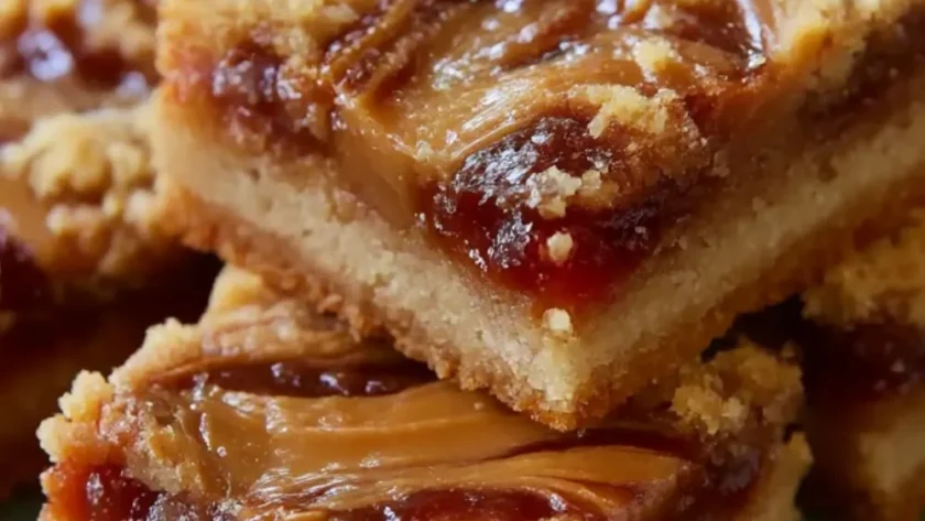Sunny's Easy PB&J Swirl Bars Recipe