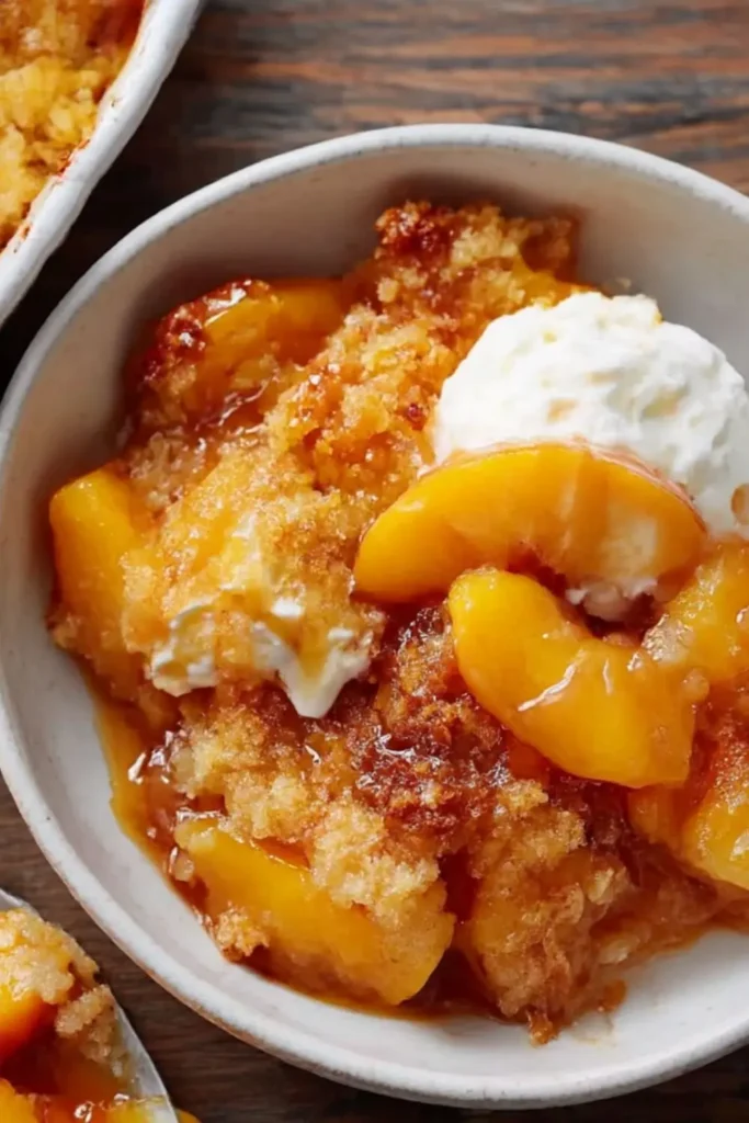 Easy Peach Cobbler Recipe