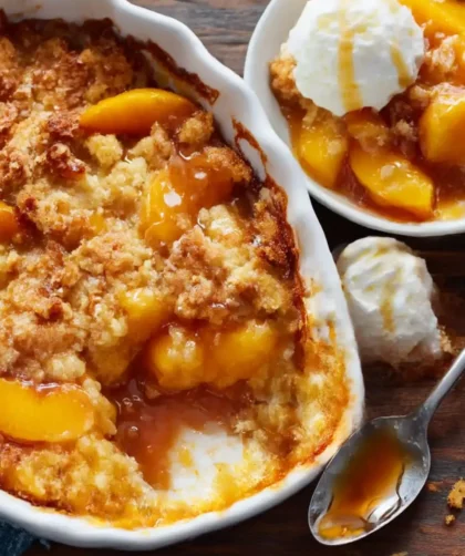 Easy Peach Cobbler Recipe