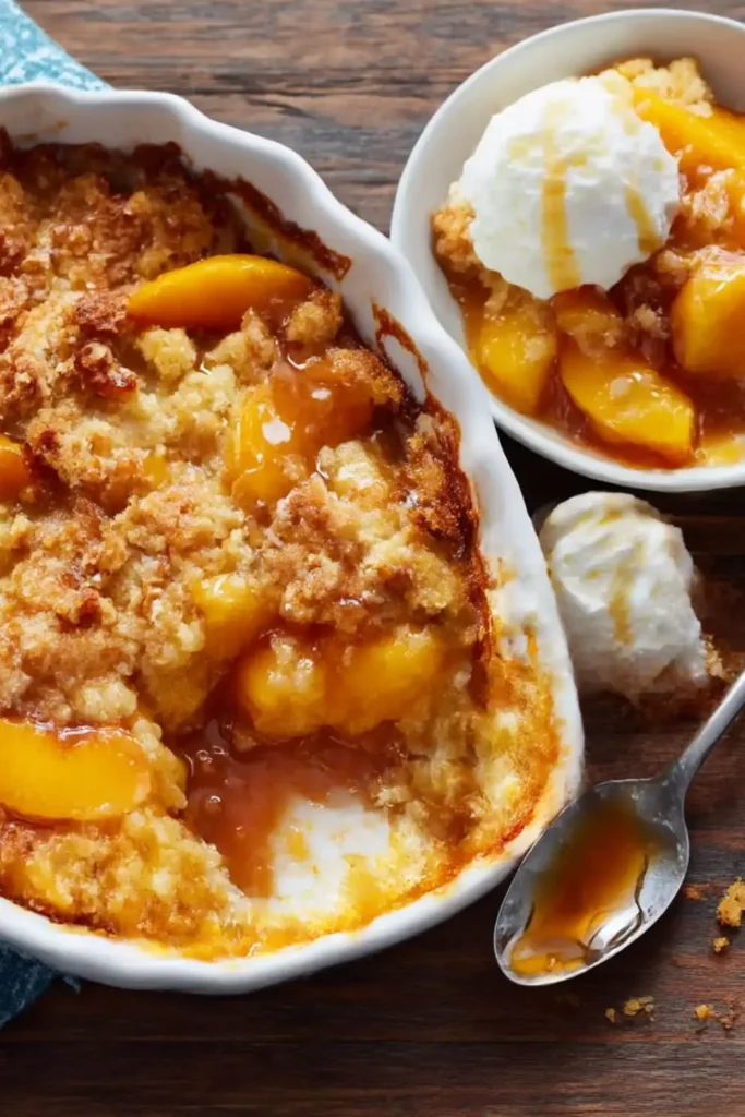 Easy Peach Cobbler Recipe
