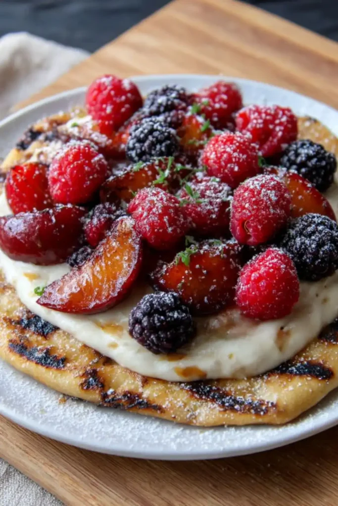 Bobby Flay's Grilled Dessert Pizza Recipe