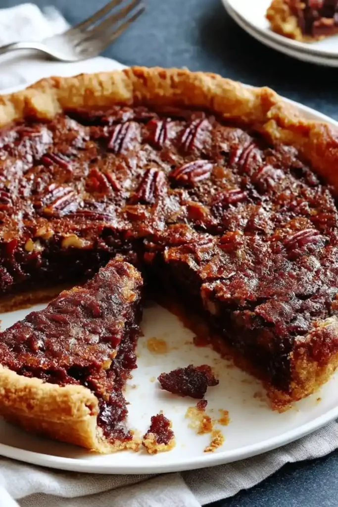 Bourbon and Chocolate Pecan Pie Recipe