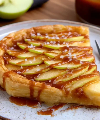 Easy Salted Caramel Apple Tart Recipe