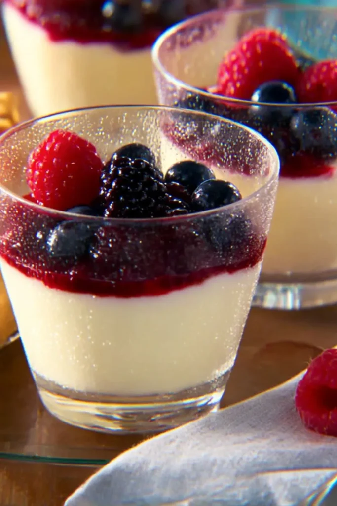 Panna Cotta with Fresh Berries Recipe