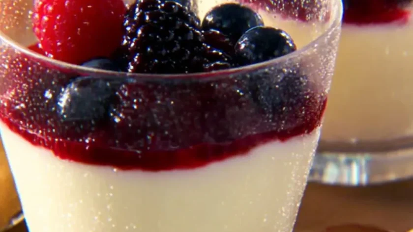 Panna Cotta with Fresh Berries Recipe