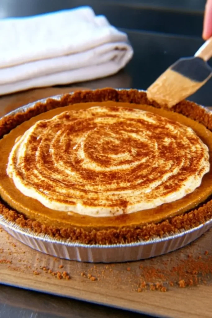 Pumpkin Banana Mousse Tart Recipe