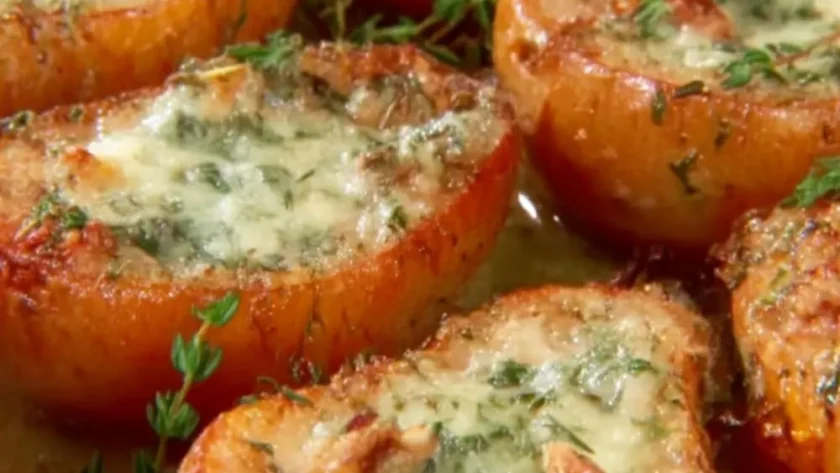 Roasted Pears with Blue Cheese and Walnuts Recipe
