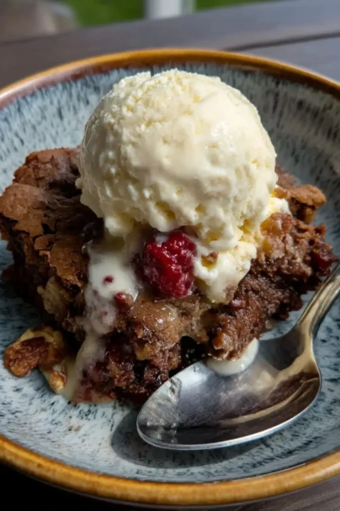 Sunny's Easy Raspberry Brookie Pie Recipe