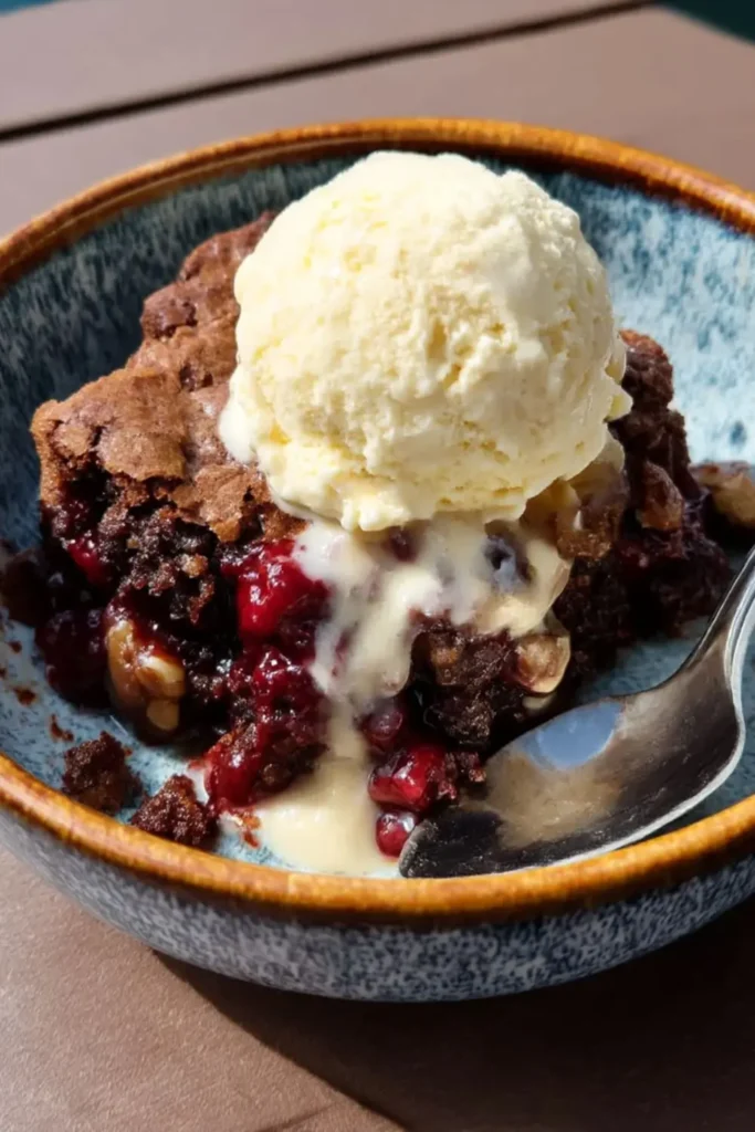 Sunny's Easy Raspberry Brookie Pie Recipe