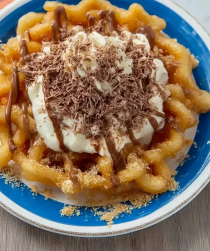 Sunny's Easy S'mores Funnel Cake Recipe