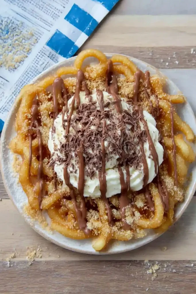 Sunny's Easy S'mores Funnel Cake Recipe