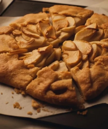 Flat Apple Pie with Perfect Pie Crust
