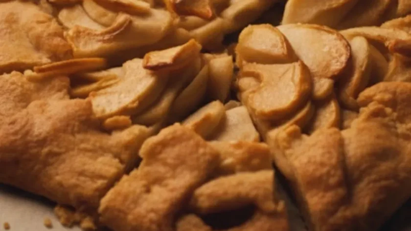 Flat Apple Pie with Perfect Pie Crust