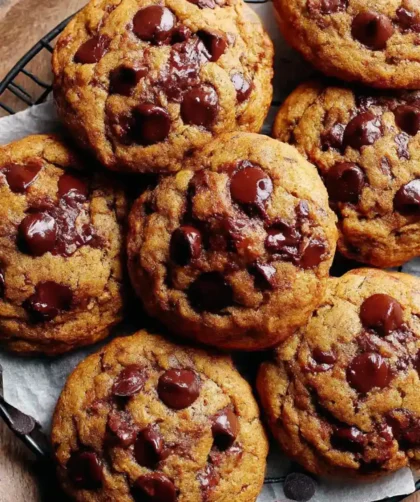 Pumpkin Chocolate Chip Cookies
