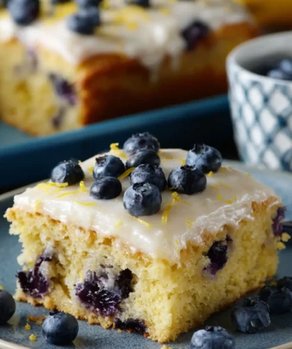 Pioneer Woman Blueberry Lemon Sheet Cake