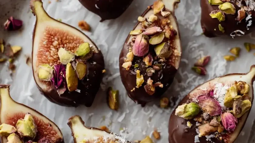 Pioneer Woman Chocolate Dipped Figs