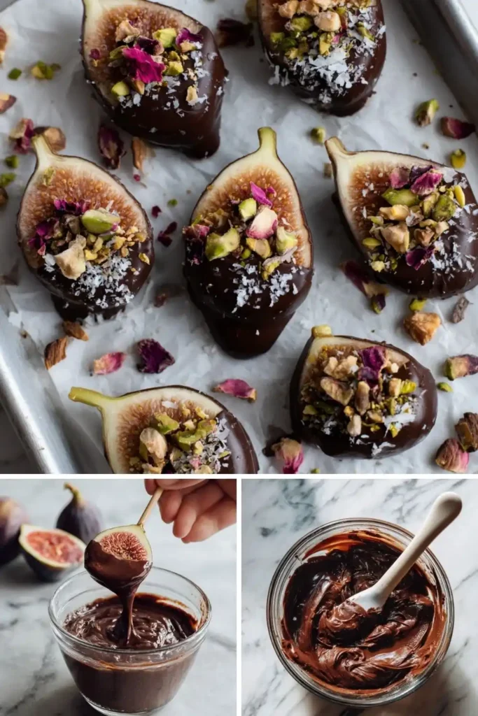 Pioneer Woman Chocolate Dipped Figs