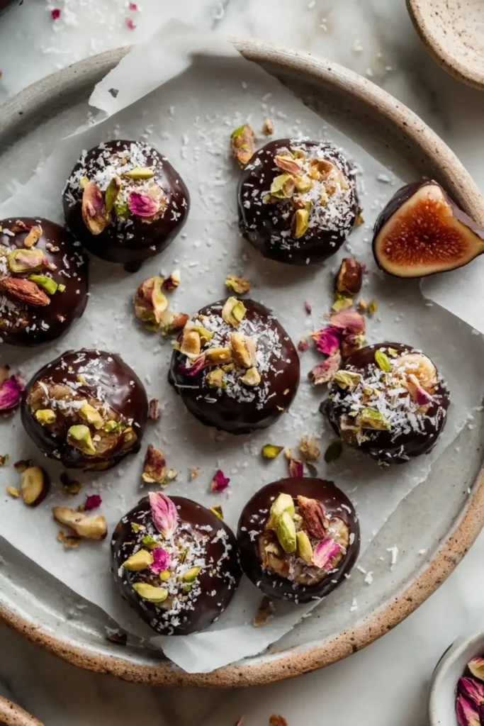 Pioneer Woman Chocolate Dipped Figs